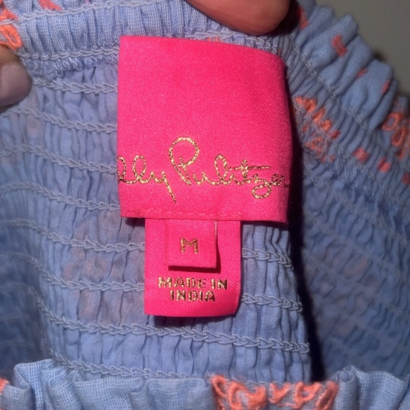 Lilly Pulitzer Rainna Smocked Eyelet Dress - Picture 8 of 10